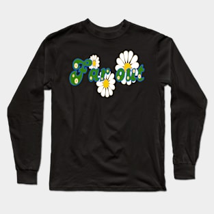 Far Out Flowers Long Sleeve T-Shirt